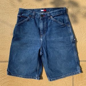 vintage tommy jeans carpenter shorts 28